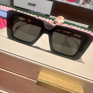 Prada Tortoiseshell Sunglasses with Black Accents
